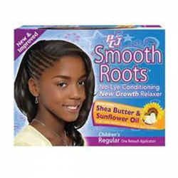 Lusters PCJ Pretty-N-Silky Smooth Roots No-Lye Conditioning New Growth Relaxer Kit, Children Coarse -