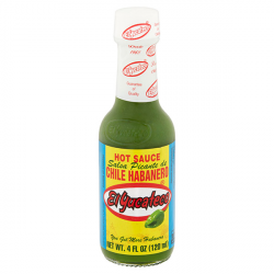 Hot sauce chile habanero elyucateco green